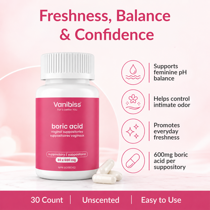 Boric Acid Vaginal Suppositories